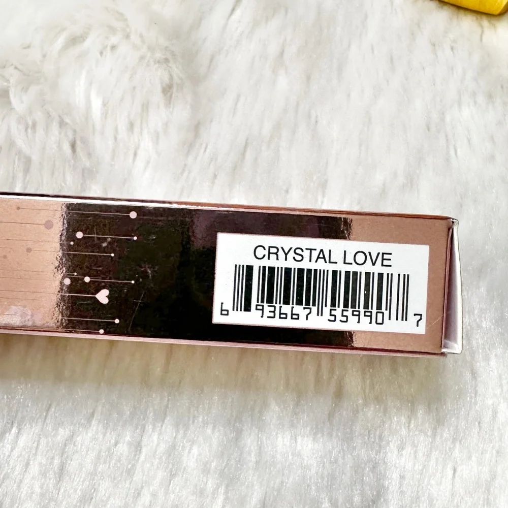 NIB Girlactik Gloss Amour in Crystal Love Clear Pink Full Size 5.5ml